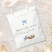 リトルスプラウガーデンベビーシャワーパーティーの好意バッグ フェイバーバッグ (クリップ留めされた状態)