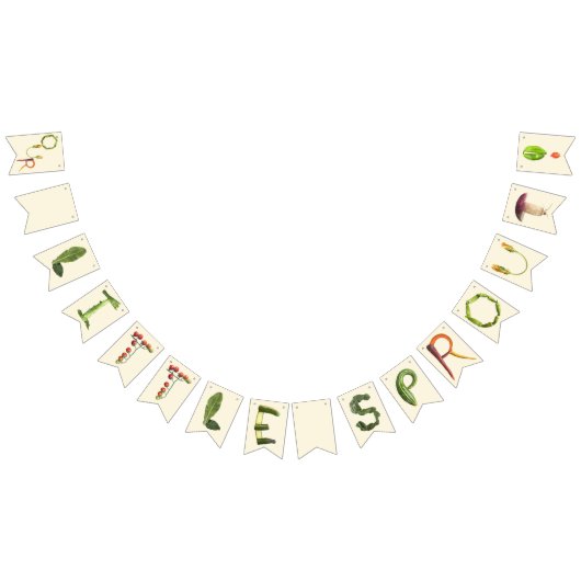 リトルスプラウトファーマーズマーケット – 地元で栽培 バンティングフラッグ (全)