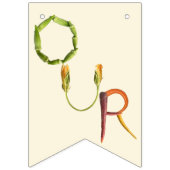 リトルスプラウトファーマーズマーケット – 地元で栽培 バンティングフラッグ (第1の旗)