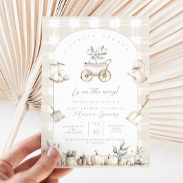 リトルスプラウト赤ちゃんシャワー招待状 招待状