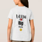 リトルスマイルビッグスタイルキッズティー# kids tシャツ (裏面)