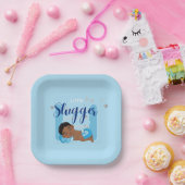 リトルスラッガーボーイベビー ペーパープレート (パーティー)