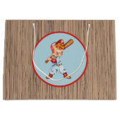 リトルスラッガーヴィンテージ抱き枕 ラージペーパーバッグ (正面)