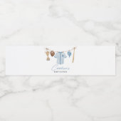 リトルスラッガー野球のベビーシャワー ペットボトルラベル (シングルラベル)