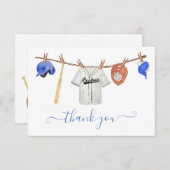 リトルスラッガー野球の物干し線ありがとうご注意 (正面/裏面)