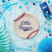リトルスラッガー野球ベビーシャワー紙プレート ペーパープレート (パーティー)