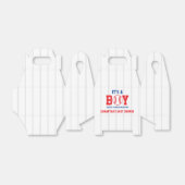 リトルスラッガー野球少年の赤ちゃんシャワー フェイバーボックス (折り畳みなし)