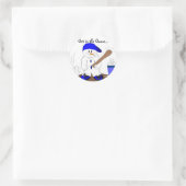 リトルスラッガー雪だるま ラウンドシール (バッグ)