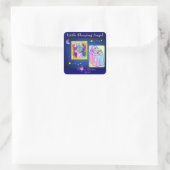 リトルスリーピングエンジェルスクエアステッカー スクエアシール (バッグ)