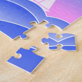 リトルセイボートブルー海シースケープチルドレン ジグソーパズル (側面)