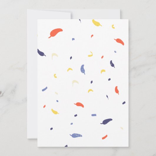 リトルセニョリタオンザウェイフェスタベイビーシャワー 招待状 (裏面)