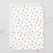 リトルセニョリタメキシカンフェスタ誕生日パーティー 招待状 (裏面)