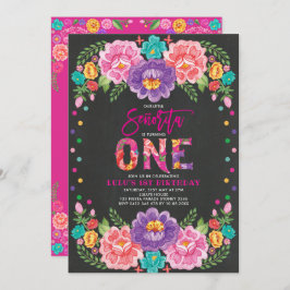 リトルセノリタフィエスタフラワーガール1st誕生日 招待状