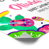 リトルセノリタフィエスタベビーシャワーウェルカム ポスター (角)