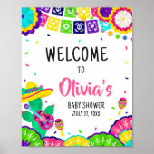 リトルセノリタフィエスタベビーシャワーウェルカム ポスター (正面)