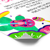 リトルセノリタフィエスタベビーシャワー言わないベビー ポスター (角)