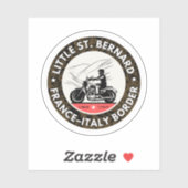 リトルセントベルナルドパスイタリフランスのアルパインモーターシー シール (シート)