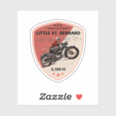 リトルセントベルナルドパスイタリフランスのアルパインモーターシー シール (シート)