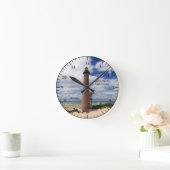 リトルセーブルポイントライトハウスクロック ラウンド壁時計 (ホーム)