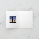 リトルセーブルポイントライトハウス空白の折り畳みカード サンキューカード (内部)