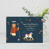 リトルソルジャーバースデーパーティーの招待 招待状 (スタンド正面)