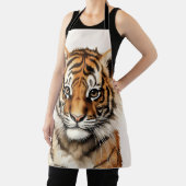 リトルタイガーの水色ポートレート エプロン (インサイチュ)