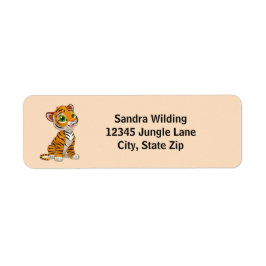 リトルタイガー差出人住所ラベル ラベル