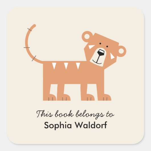 リトルタイガー スクエアシール (正面)