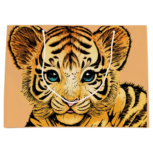 リトルタイガー ラージペーパーバッグ (正面)