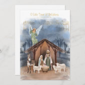 リトルタウンオブベツレヘム出生ホリデーカード シーズンカード (正面/裏面)