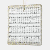 リトルタウンベツレヘムシートミュージッククリスマス セラミックオーナメント (左)