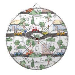 リトルタウン&カーパターカラフルンキッズ ダーツボード