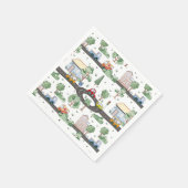 リトルタウン&カーパターカラフルン スタンダードカクテルナプキン (角)