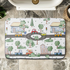 リトルタウン&カーパターカラフルン バスマット