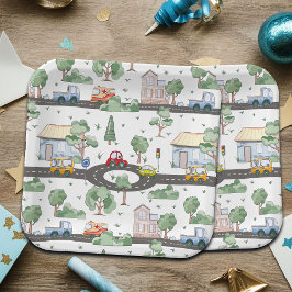 リトルタウン&カーパターカラフルン ペーパープレート