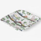 リトルタウン&カーパターカラフルン ペーパープレート (傾斜あり)