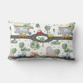 リトルタウン&カーパターカラフルン ランバークッション (裏面)