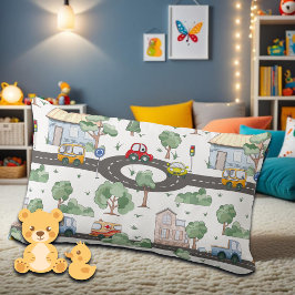 リトルタウン&カーパターカラフルン ランバークッション