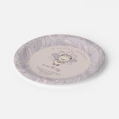 リトルターキーフィージャーズ オートム ガール ベイビーシャワー ペーパープレート (アングル)