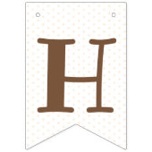 リトルターキー感謝祭あらゆる年齢の誕生日パーティー バンティングフラッグ (第2の旗)