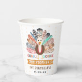 リトルターキー感謝祭あらゆる年齢の誕生日パーティー 紙コップ (正面)