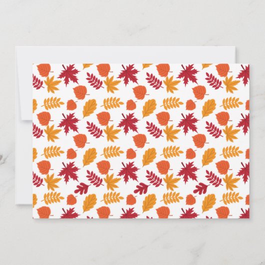 リトルターキー 招待状 (裏面)