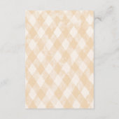 リトルダッキングベイビーシャワーディーパーラッフル エンクロージャーカード (裏面)