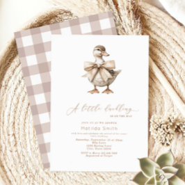 リトルダックのベイビーシャワー招待状 招待状