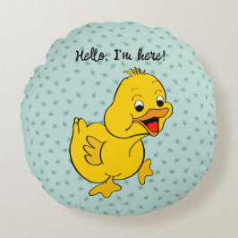 「リトルダック」ベビー枕 ラウンドクッション