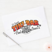 リトルダンティキバー&プールオアシスグッズ 楕円形シール (封筒)