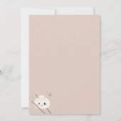 リトルダンピングバオディムサムファースト誕生日 招待状 (裏面)