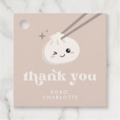 リトルダンピングバオディムサムメッセージカード フェイバータグ (正面)