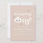 リトルダンピングバオディムサム誕生日招待状 招待状 (正面)