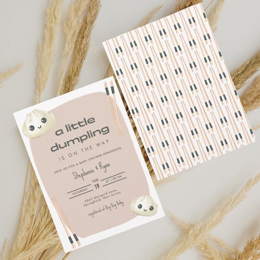 リトルダンプリング ディムサム ベイビーシャワー 招待状